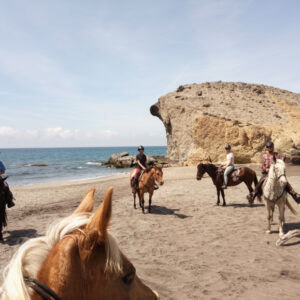 Buitenrit van het Baratzmeer naar het strand van Porto Ferro Sardinië - Italië