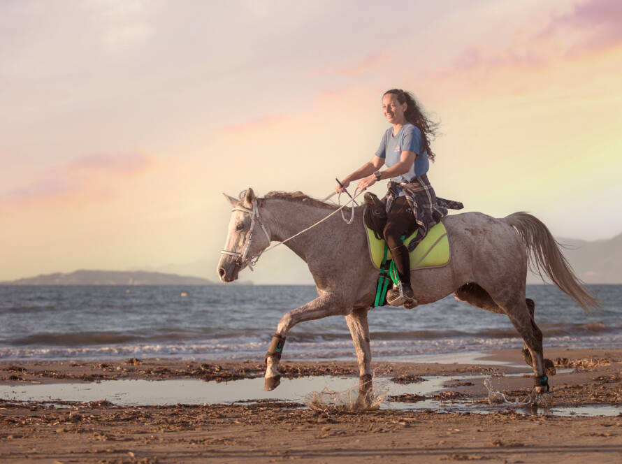 Buitenrit Strand nabij Kassiopi Corfu - Griekenland - Afbeelding 2