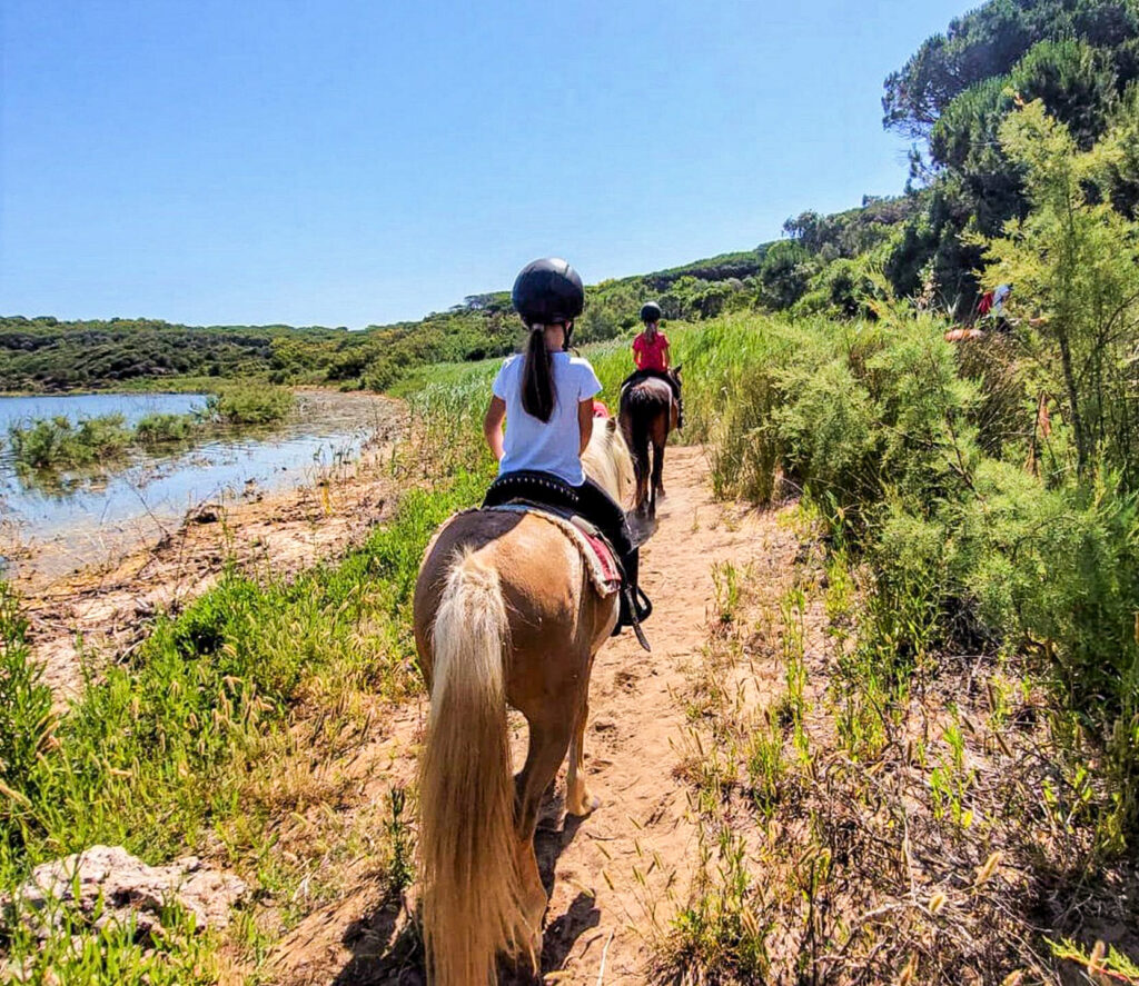 Buitenrit voor kinderen vanaf 3 jaar Porto Ferro Sardinië - Italië