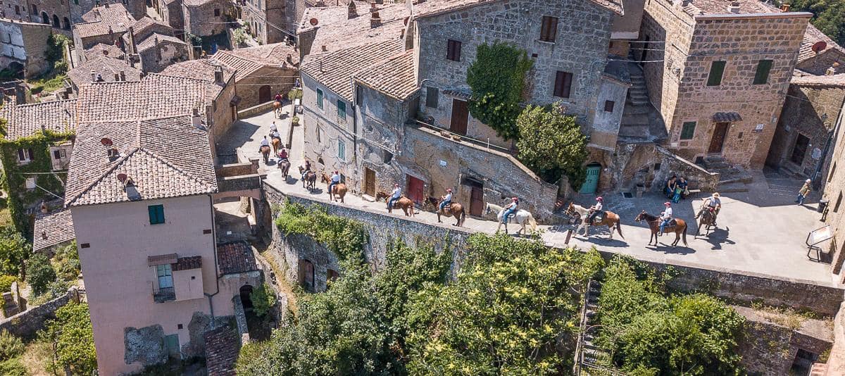 2-daagse paardrijtocht door het Archeologisch Park van de Tufsteden Toscane - Italië - Afbeelding 16
