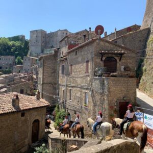 2-daagse paardrijtocht door het Archeologisch Park van de Tufsteden Toscane - Italië - Afbeelding 12