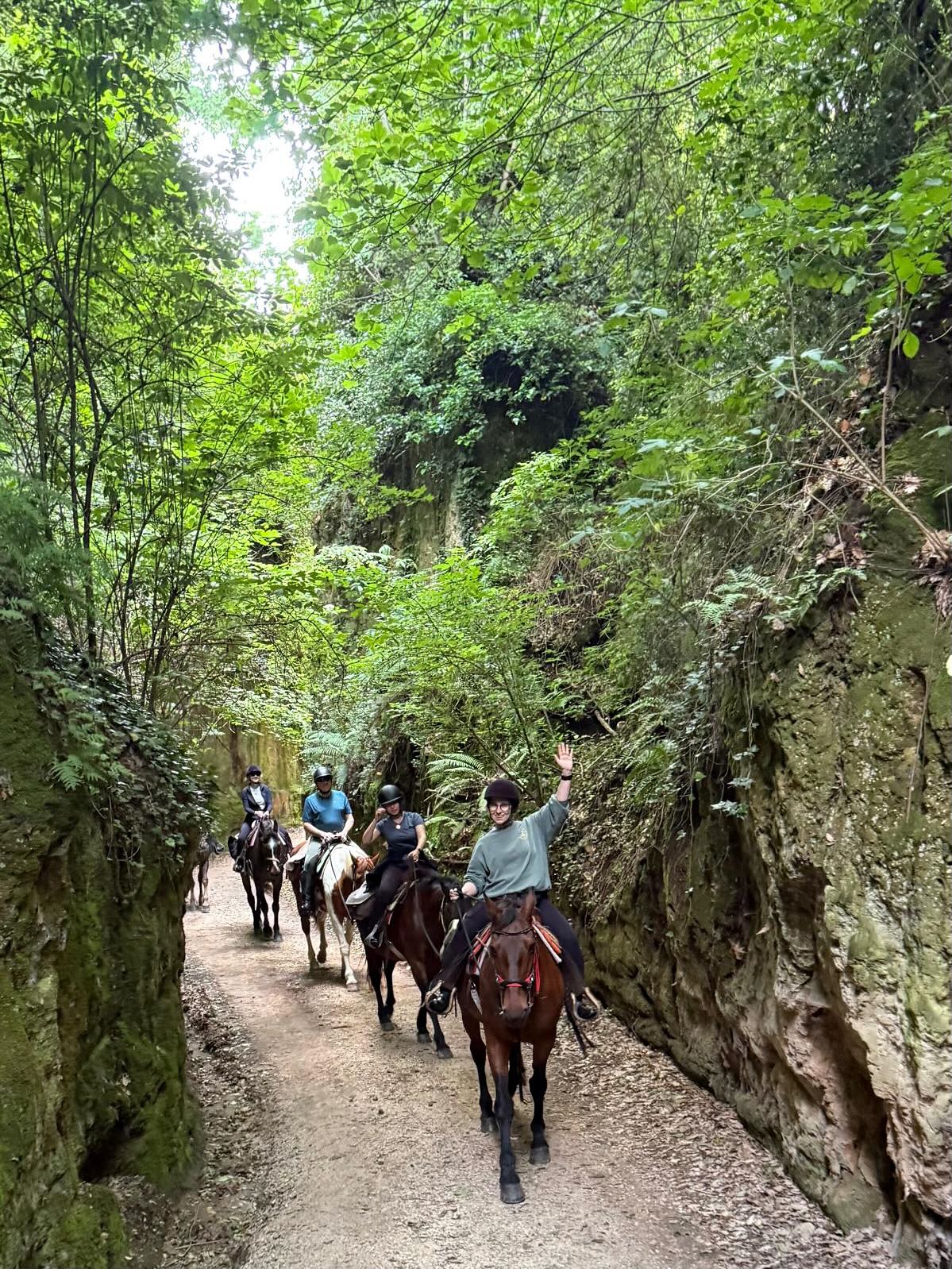 2-daagse paardrijtocht door het Archeologisch Park van de Tufsteden Toscane - Italië - Afbeelding 3