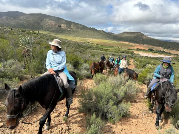 8-daagse paardrijtocht van de Klein Karoo naar de stranden van de Garden Route.