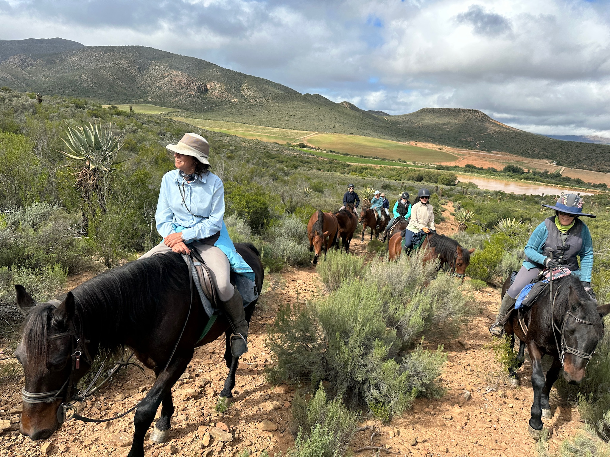 8-daagse paardrijtocht van de Klein Karoo naar de stranden van de Garden Route. - Afbeelding 15