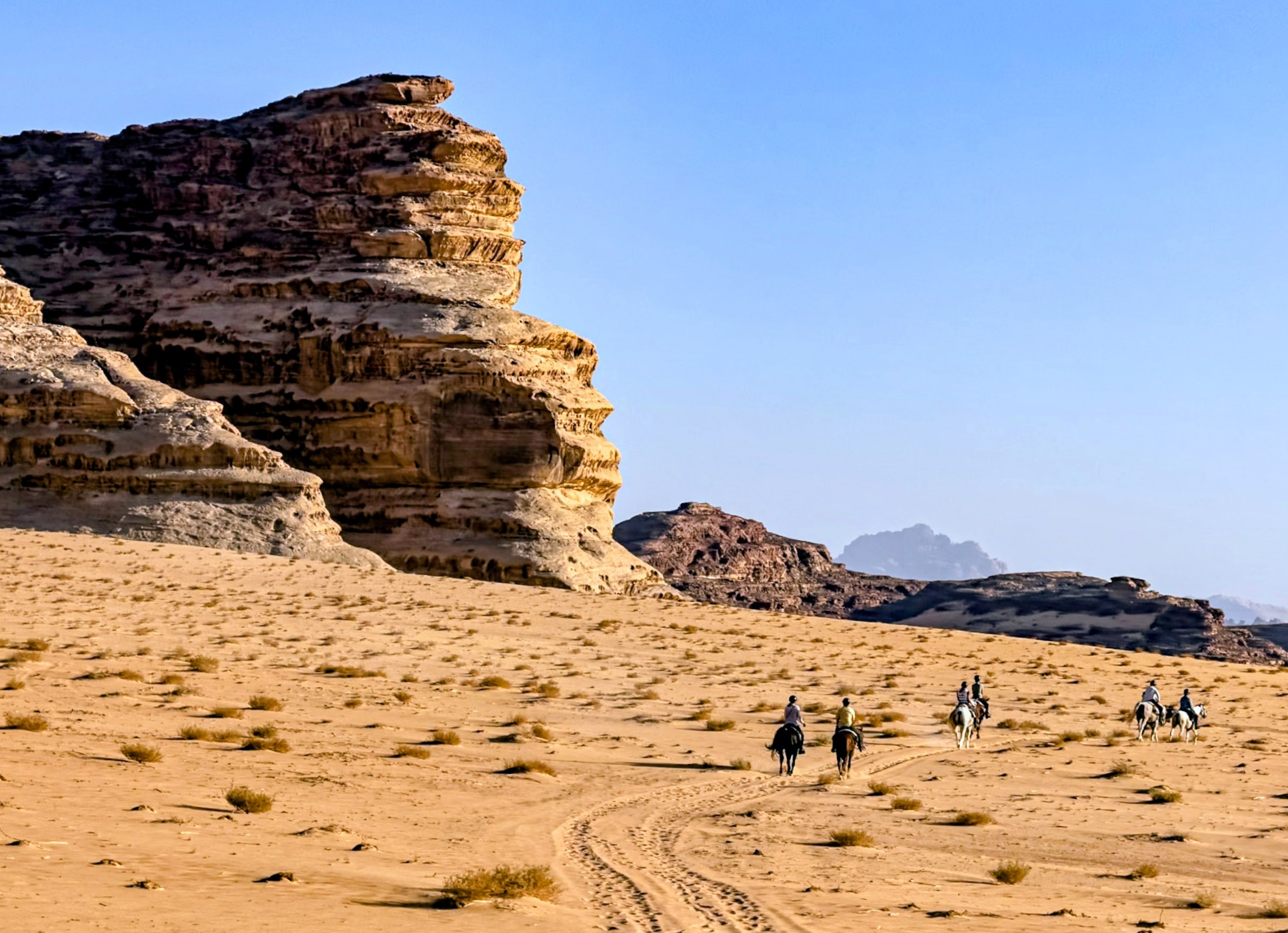 10-daagse paardrijtocht door Wadi Rum - Jordanië - Afbeelding 32