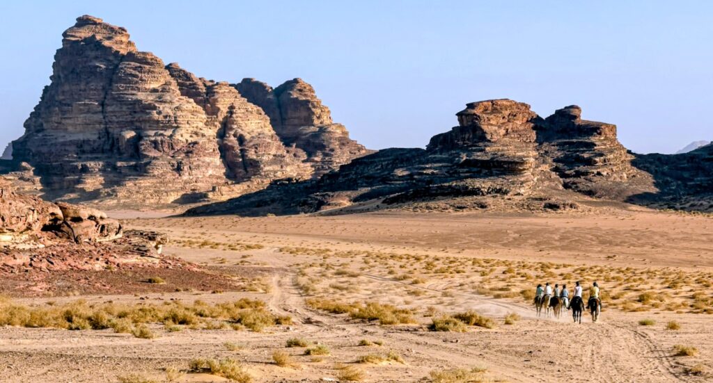 10-daagse paardrijtocht van Petra naar Wadi Rum - Jordanië