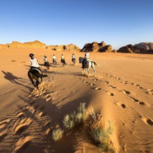 10-daagse paardrijtocht door Wadi Rum - Jordanië - Afbeelding 31
