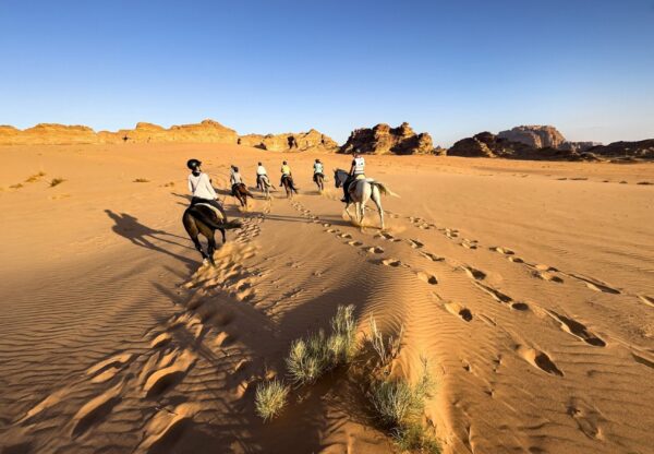 10-daagse paardrijtocht door Wadi Rum - Jordanië