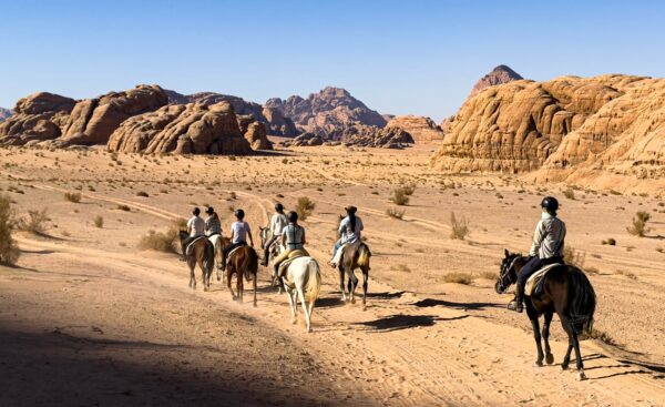 10-daagse paardrijtocht door Wadi Rum - Jordanië