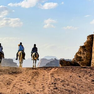 10-daagse paardrijtocht door Wadi Rum - Jordanië - Afbeelding 28