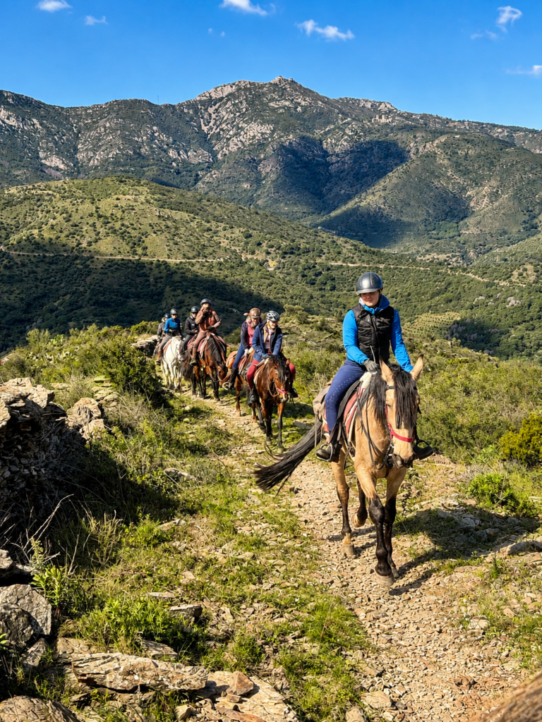7-daagse paardrijtocht langs de horizon van de Costa Brava - Spanje