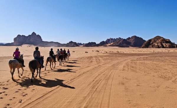 10-daagse paardrijtocht van Petra naar Wadi Rum - Jordanië