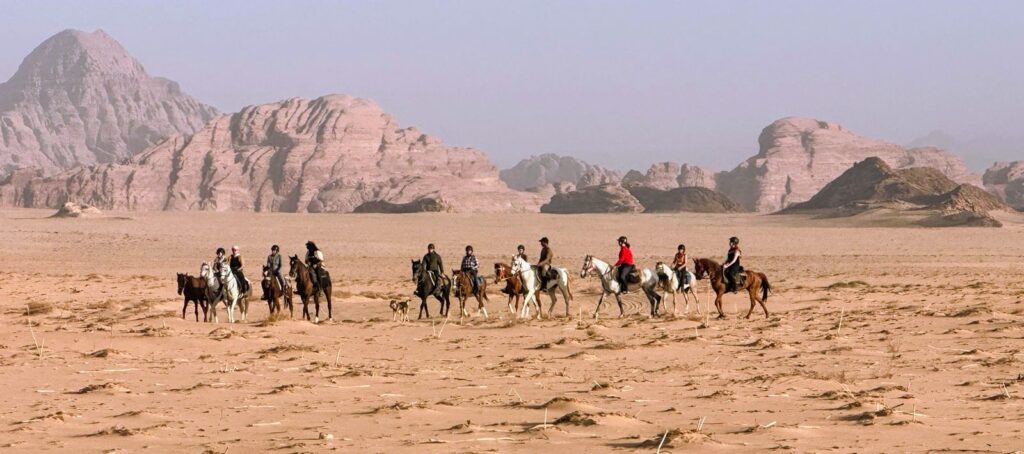10-daagse paardrijtocht van Petra naar Wadi Rum - Jordanië