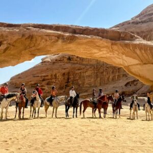 10-daagse paardrijtocht door Wadi Rum - Jordanië - Afbeelding 9