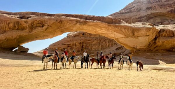 10-daagse paardrijtocht door Wadi Rum - Jordanië