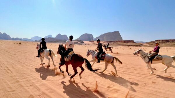10-daagse paardrijtocht door Wadi Rum - Jordanië