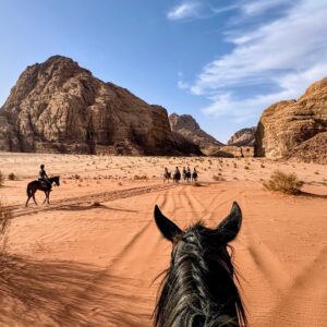 10-daagse paardrijtocht door Wadi Rum - Jordanië - Afbeelding 18