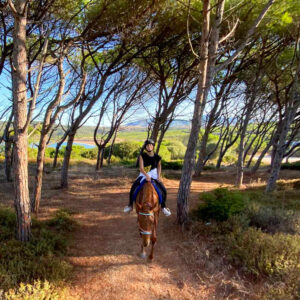 Buitenrit van bos en duinen naar zee Noordwestkust Sardinië - Italië - Afbeelding 10
