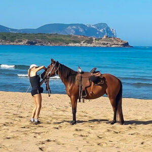 Buitenrit voor beginners rond het Baratzmeer Sardinië - Italië - Afbeelding 3