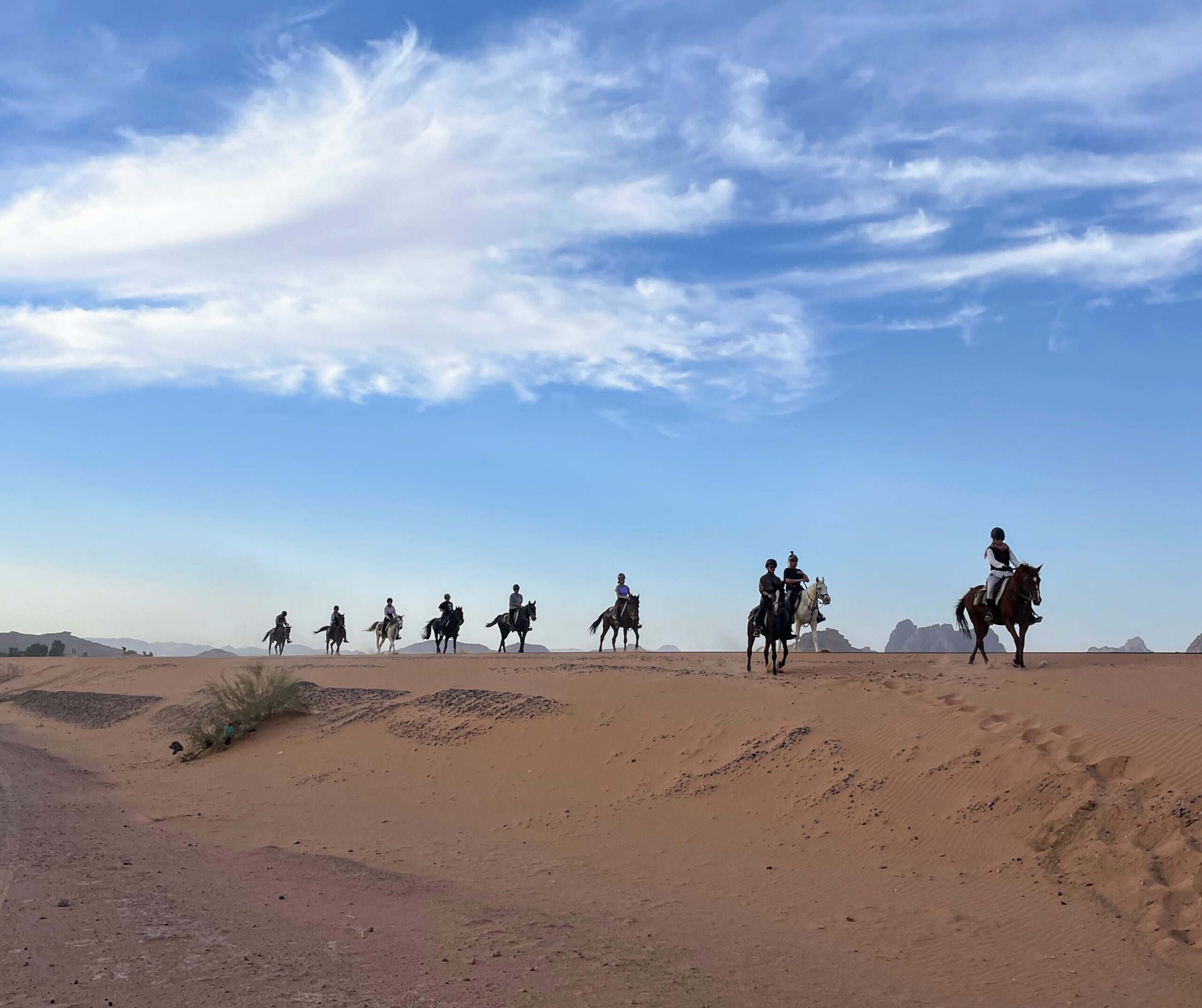 10-daagse paardrijtocht van Petra naar Wadi Rum - Jordanië