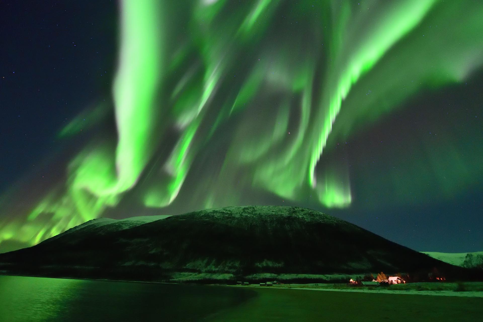 Buitenrit onder het noorderlicht (evt. met overnachting) bij Tromsø - Noorwegen