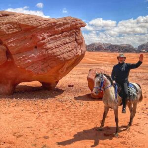 Buitenrit Khazali-kloof Wadi Rum - Jordanië - Afbeelding 10