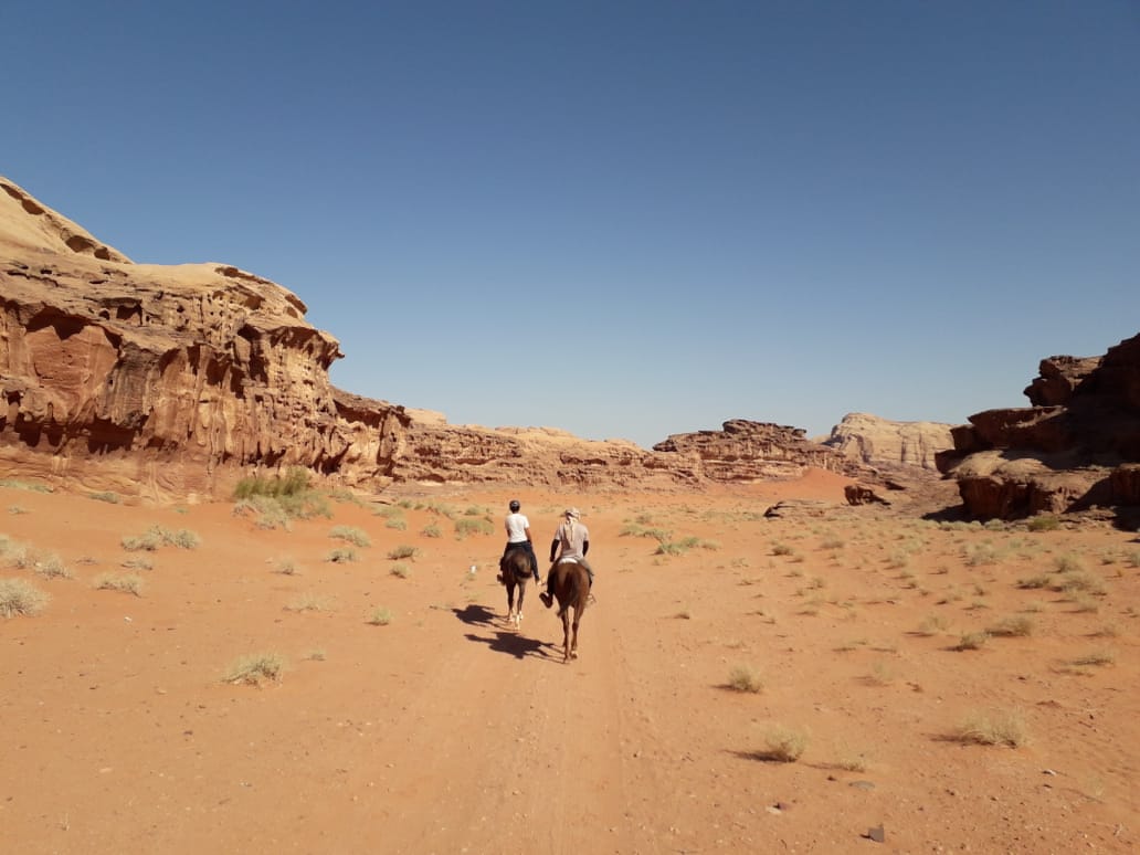 Buitenrit Khazali-kloof Wadi Rum - Jordanië - Afbeelding 7