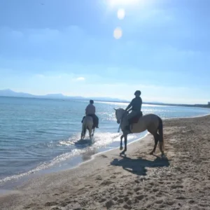 Buitenrit strand (evt. met overnachting op een ranch) Mallorca - Spanje