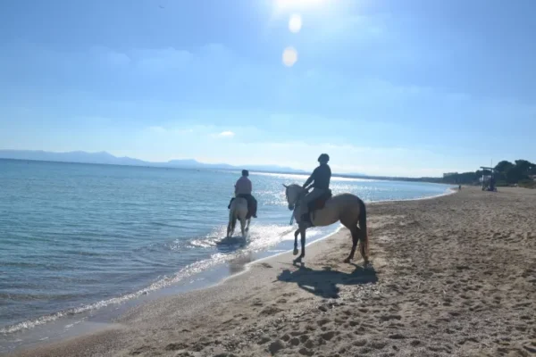 Buitenrit strand (evt. met overnachting op een ranch) Mallorca - Spanje