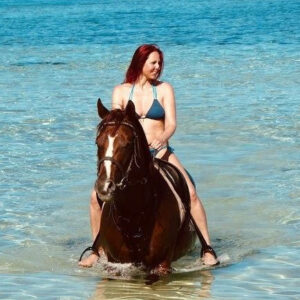 Buitenrit: Zwemmen met paarden en strandrit Riambel - Mauritius - Afbeelding 3