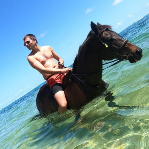 Buitenrit: Zwemmen met paarden en strandrit Riambel - Mauritius - Afbeelding 10