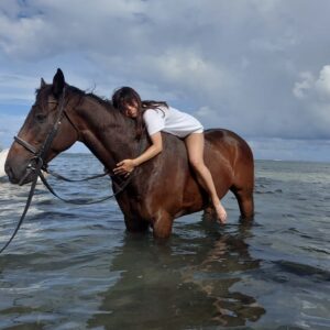 Buitenrit: Zwemmen met paarden en strandrit Riambel - Mauritius - Afbeelding 2