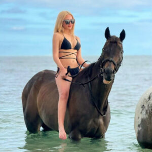 Buitenrit: Zwemmen met paarden en strandrit Riambel - Mauritius - Afbeelding 11