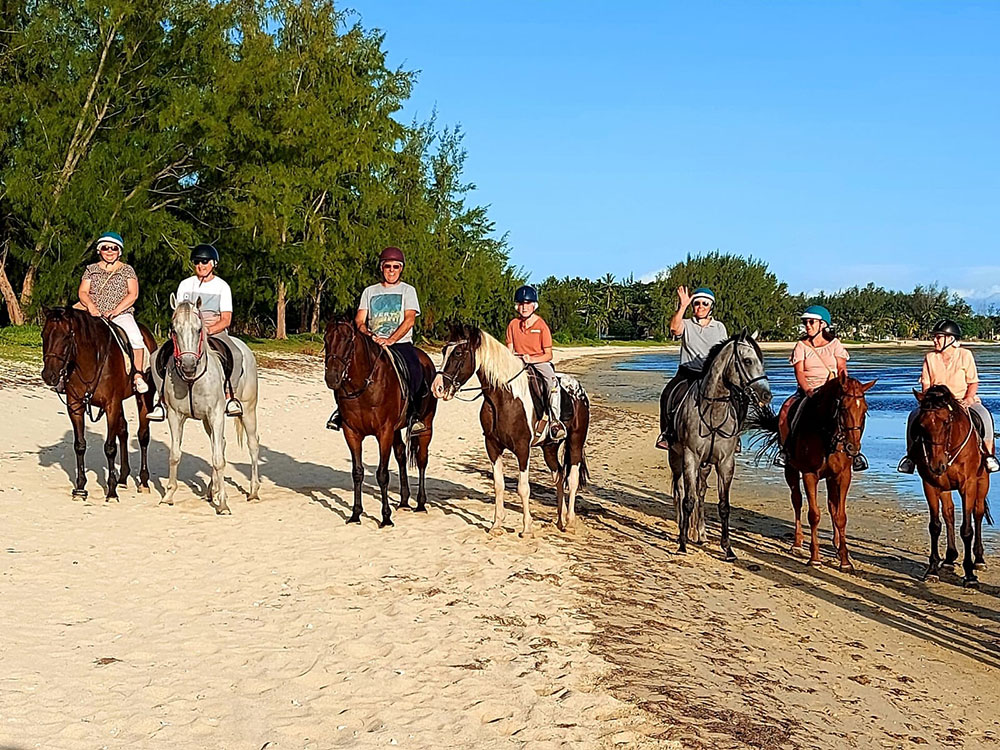 Buitenrit: Strandrit Riambel - Mauritius - Afbeelding 14