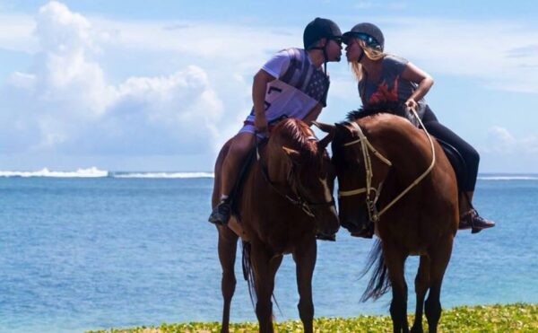 Buitenrit: Strandrit Riambel - Mauritius