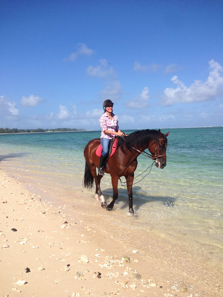 Buitenrit: Strandrit Riambel - Mauritius - Afbeelding 9