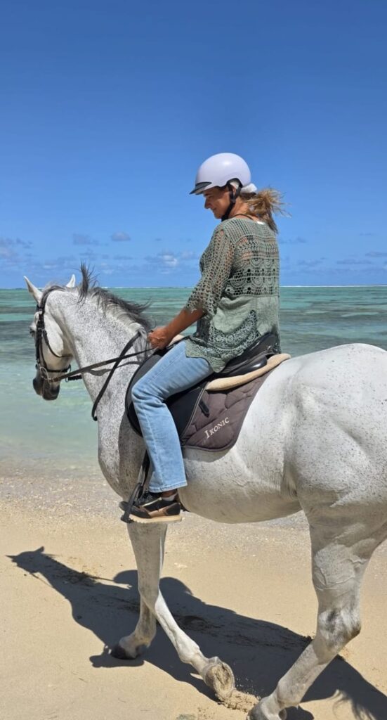 Buitenrit: Strandrit Riambel - Mauritius