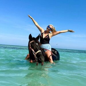 Privérit strand en zwemmen met paarden Rode Zee, Hurghada - Egypte - Afbeelding 5