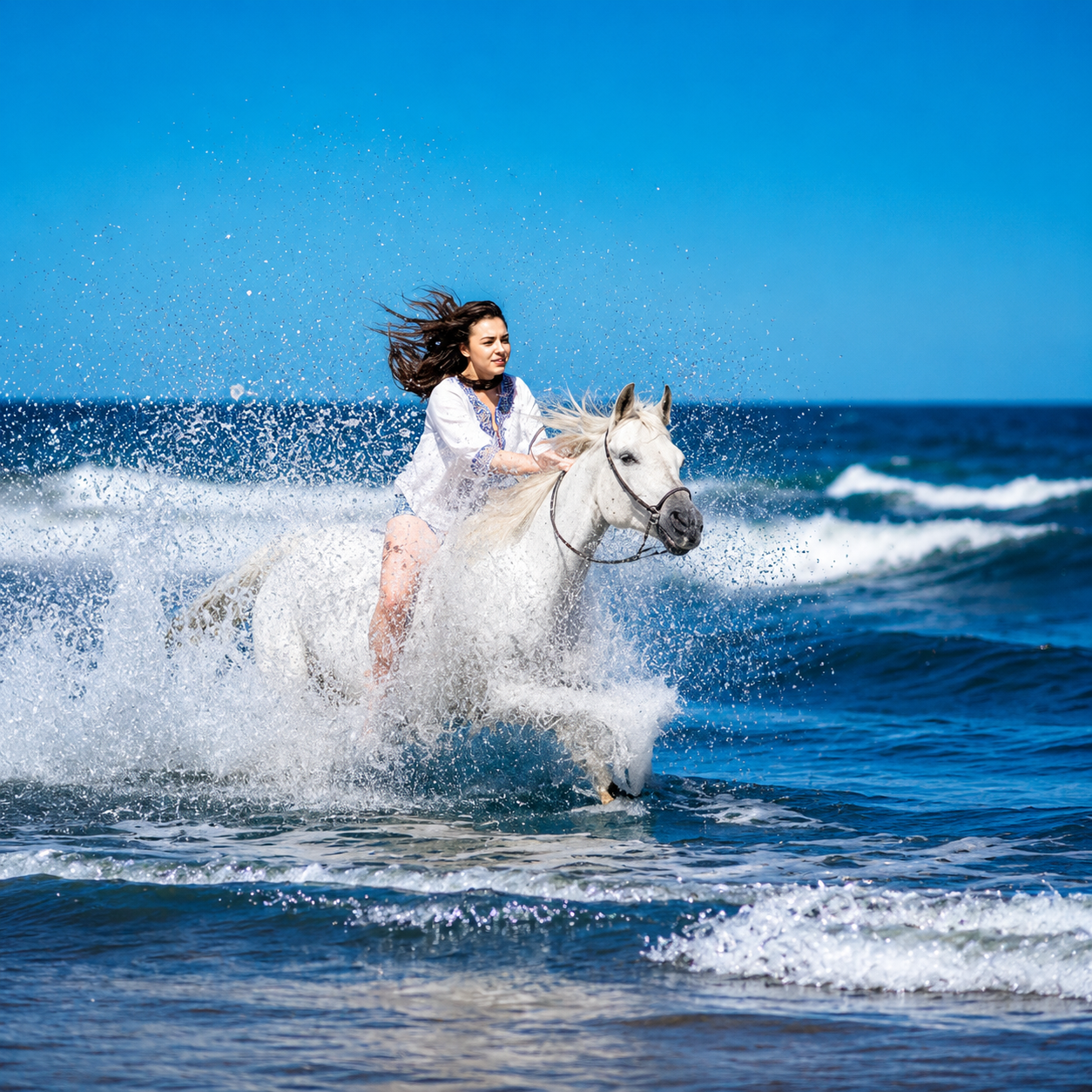 Privérit strand en zwemmen met paarden Rode Zee, Hurghada - Egypte