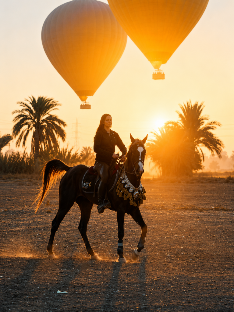 Privéritten Zonsopgang of Zonsondergang Luxor - Egypte