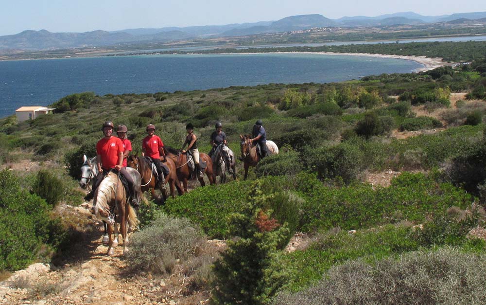 5- daagse paardrijtocht (7 dagen vakantie) 'Two Islands' Sardinie - Italie