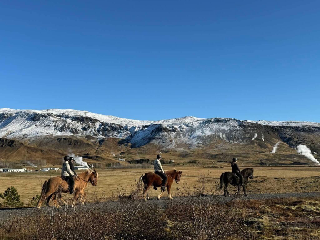 Buitenritten Hveragerði - IJsland